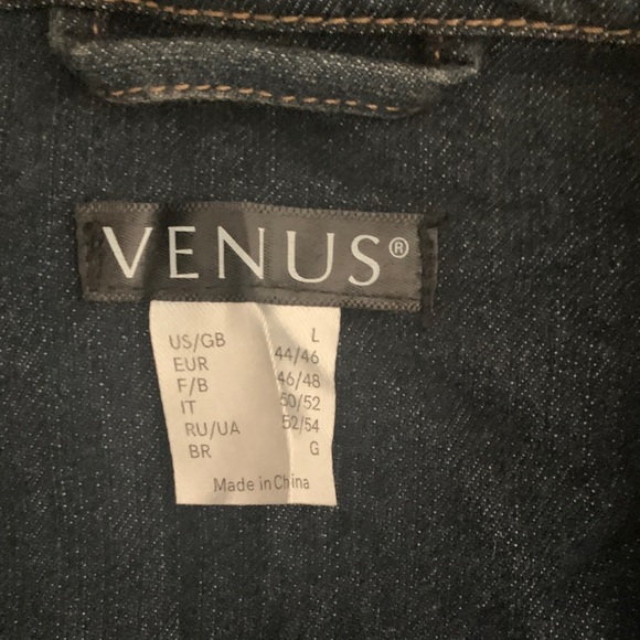 VENUS Dark Blue Jean Jacket - Picture 4 of 6